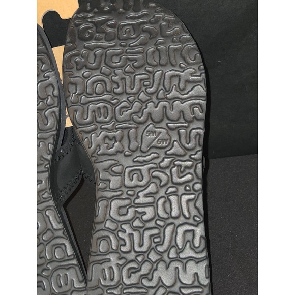 Nike Women Flip Flops Black Comfort Slides Thong Sandals Size SM 6W - Picture 5 of 5